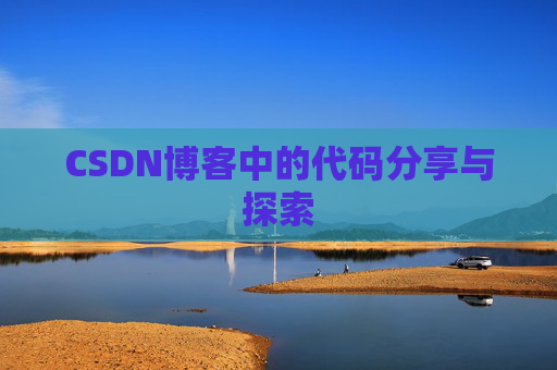 CSDN博客中的代码分享与探索